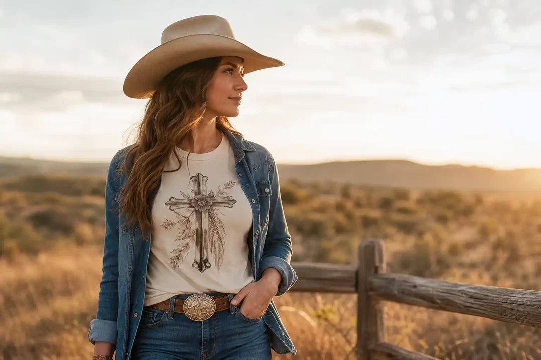 Faith-Filled Western Tees for Women Who Love Christ