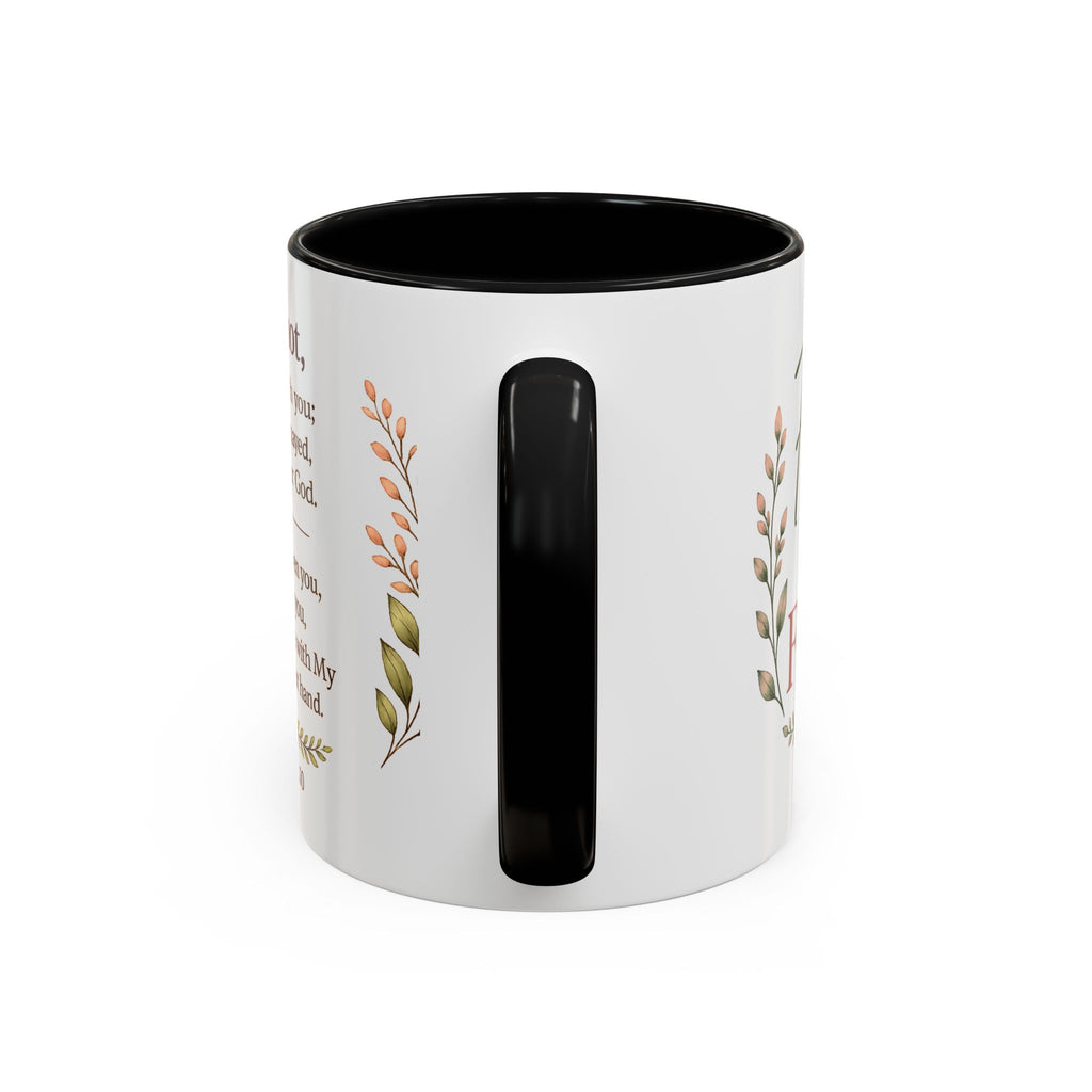 Faith Over Fear Christian Coffee Mug | Isaiah 41:10 Scripture Mug | Inspirational Bible Verse Mug | Christian Gift for Women | Prayer Coffee Cup