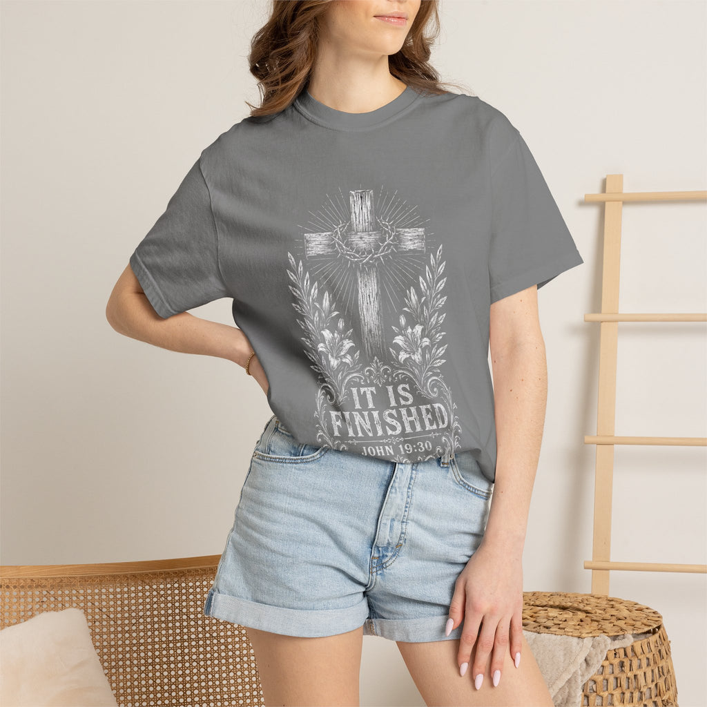 It Is Finished – John 19:30 Christian T-Shirt