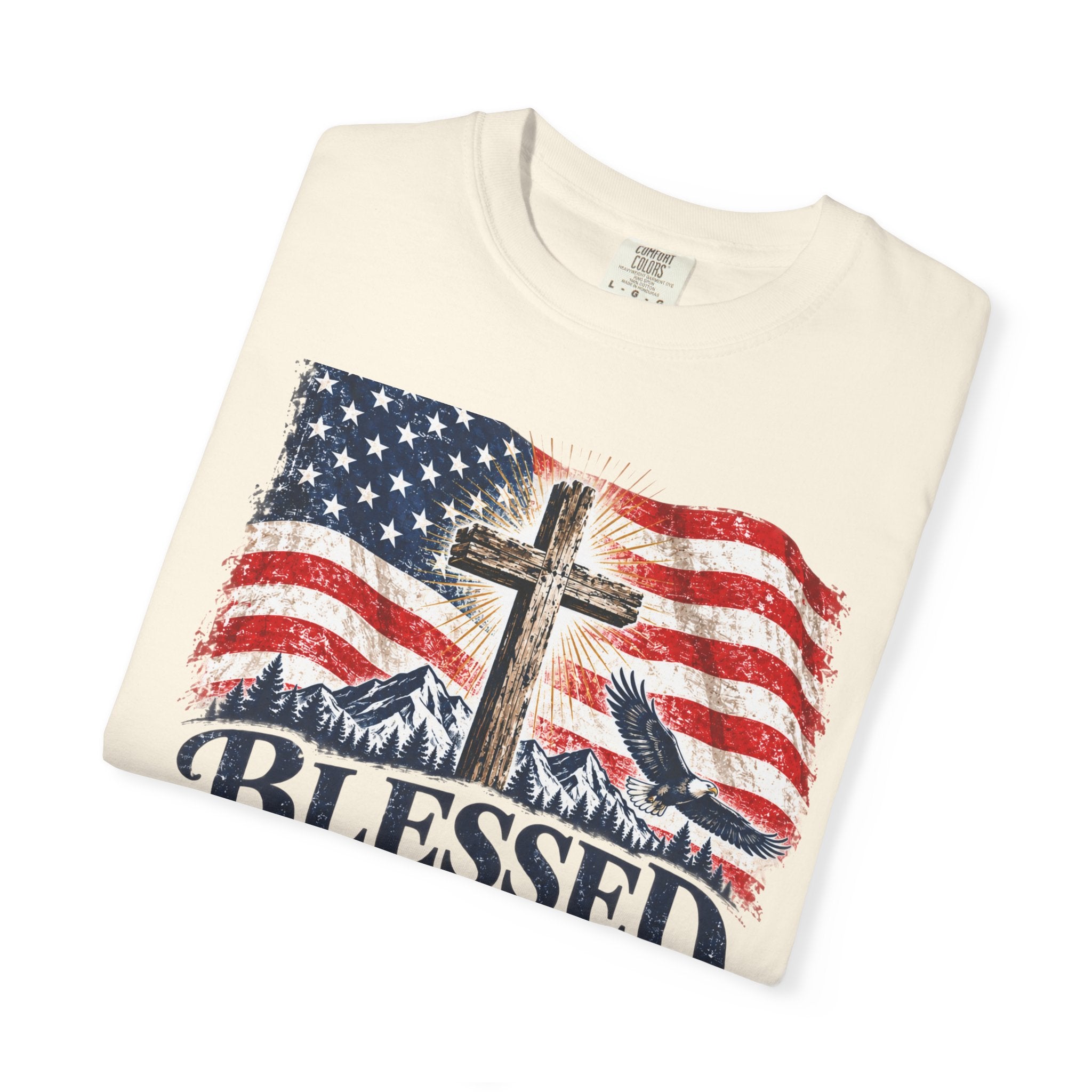 Blessed Is the Nation – Psalm 33:12 Patriotic Christian T-Shirt