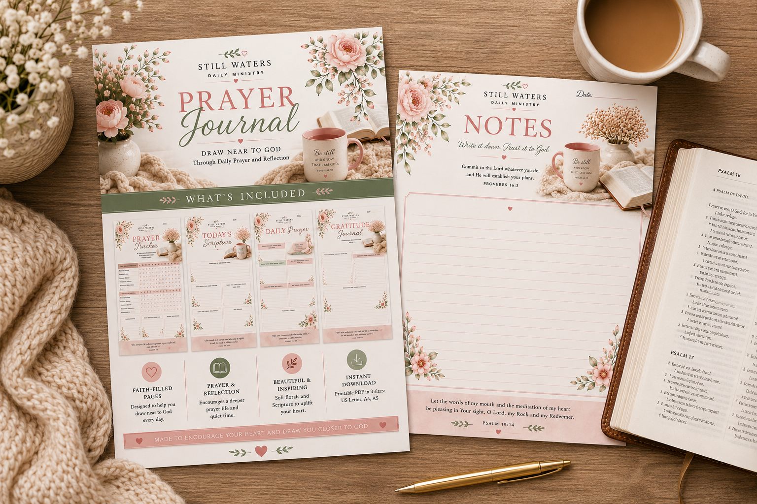 Prayer Journal Printable – Christian Prayer Journal