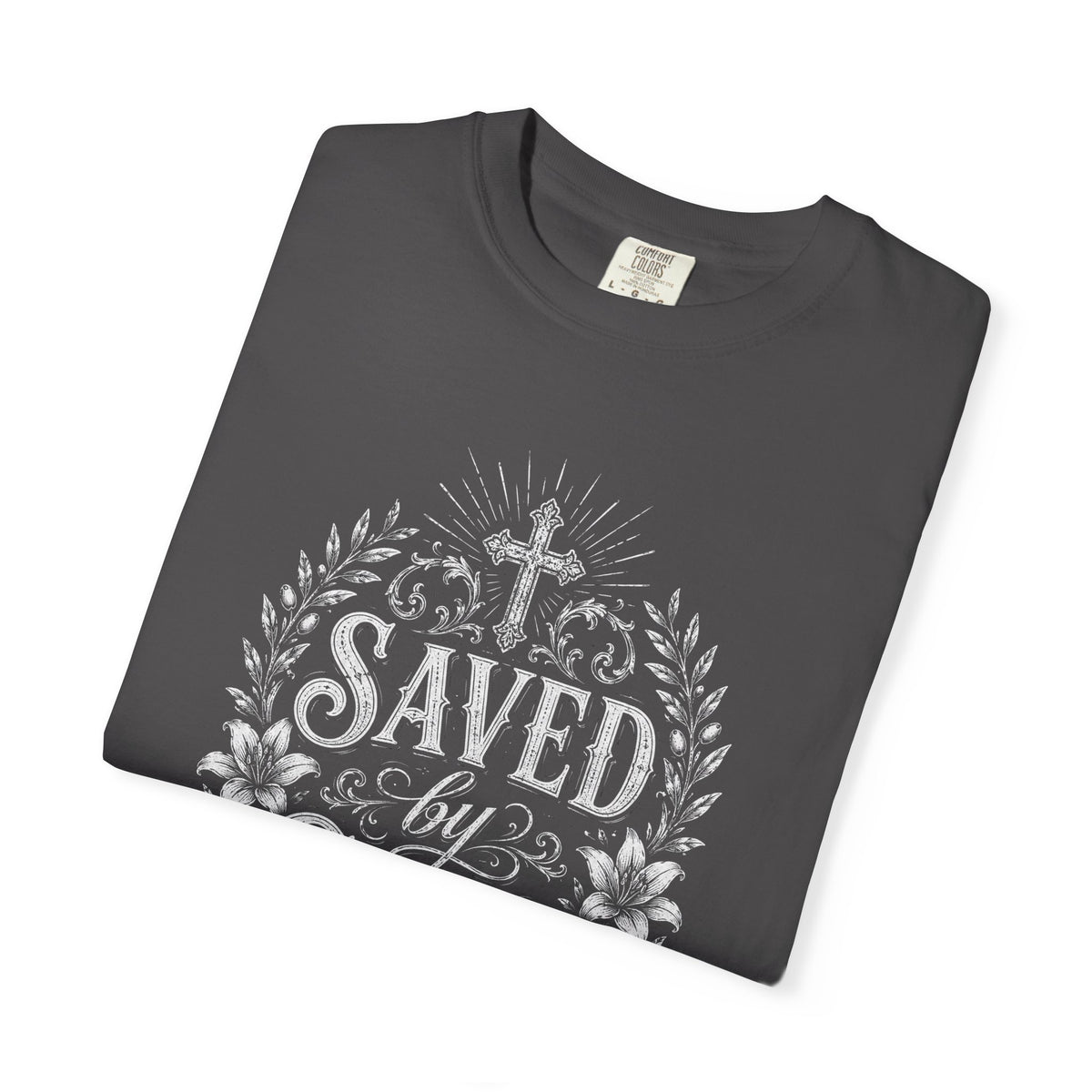 Saved by Grace Christian T-Shirt | Ephesians 2:8 Vintage Faith Shirt