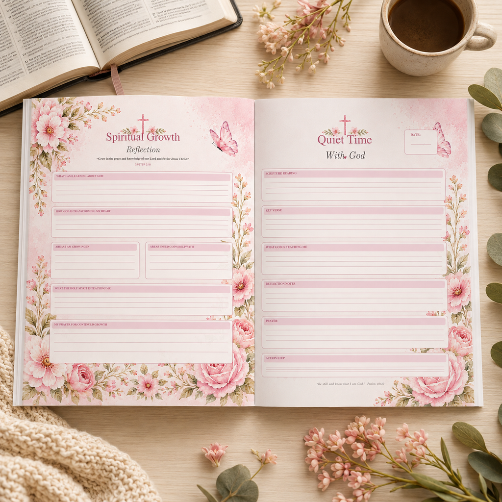 Rooted in His Word Bible Study Journal | Printable Christian Journal PDF