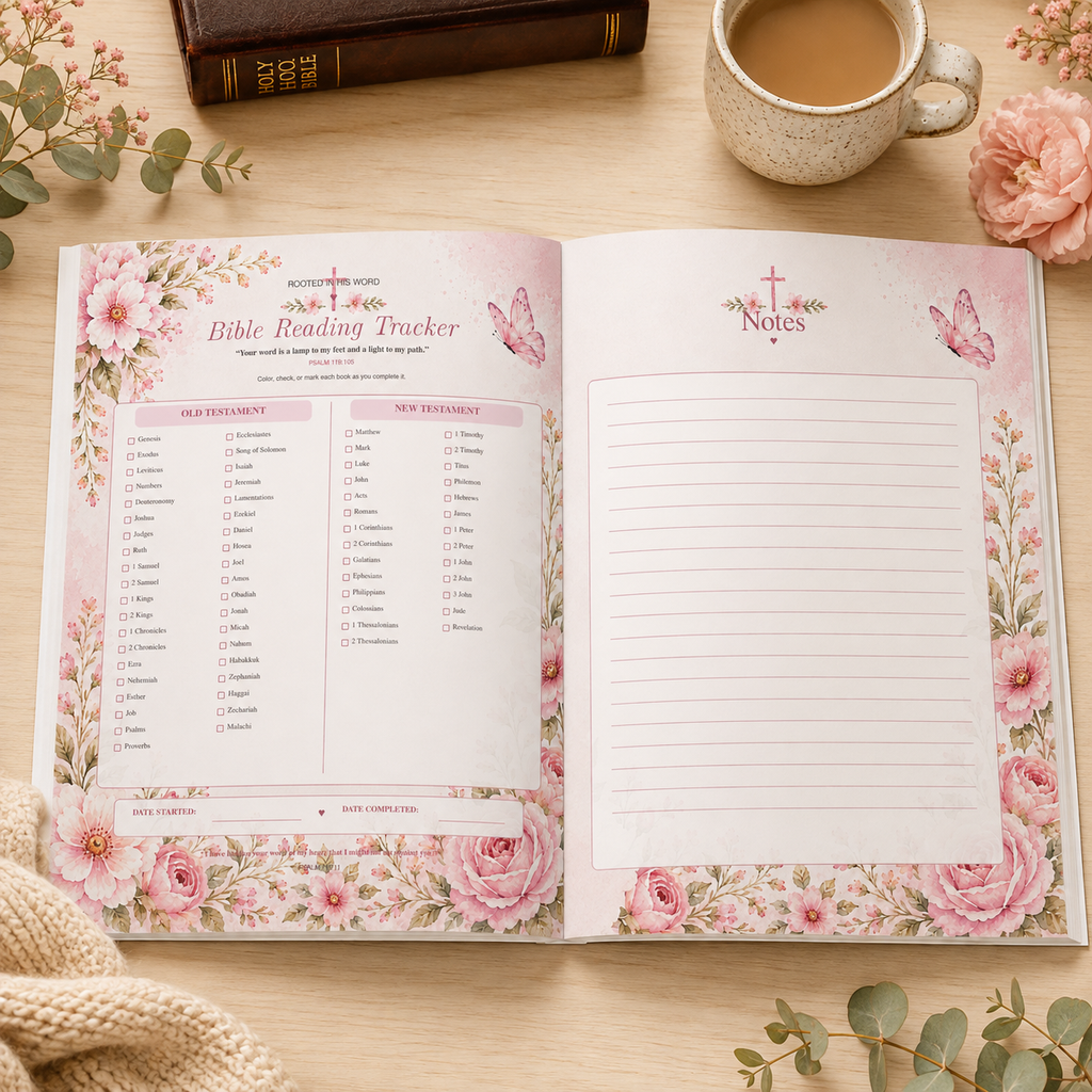 Rooted in His Word Bible Study Journal | Printable Christian Journal PDF
