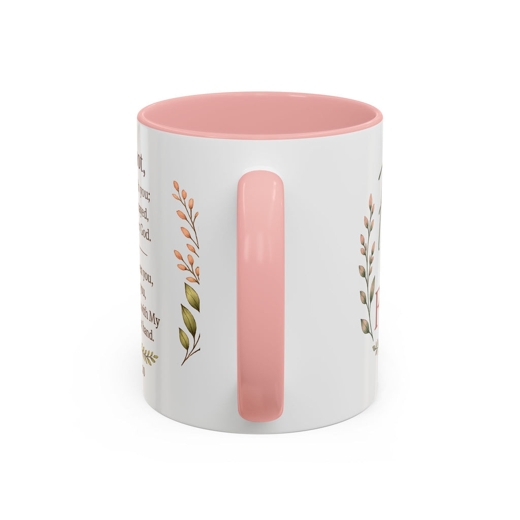 Faith Over Fear Christian Coffee Mug | Isaiah 41:10 Scripture Mug | Inspirational Bible Verse Mug | Christian Gift for Women | Prayer Coffee Cup