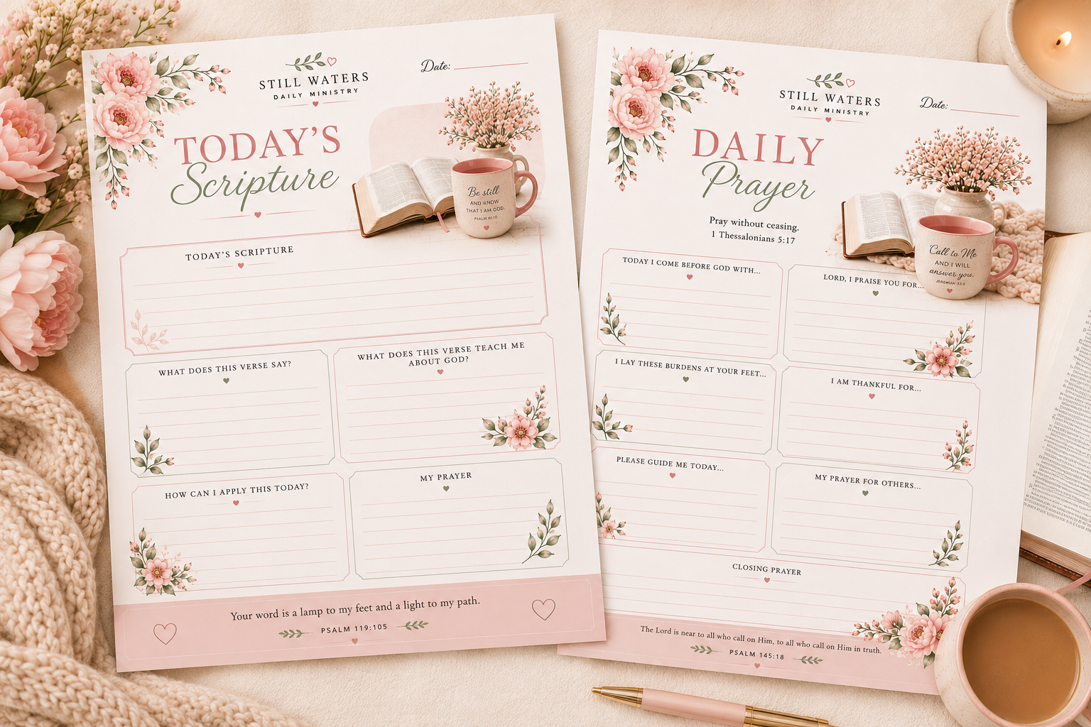 Prayer Journal Printable – Christian Prayer Journal