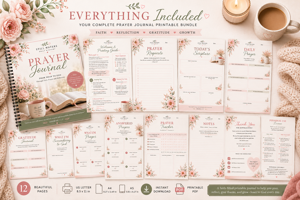 Prayer Journal Printable – Christian Prayer Journal