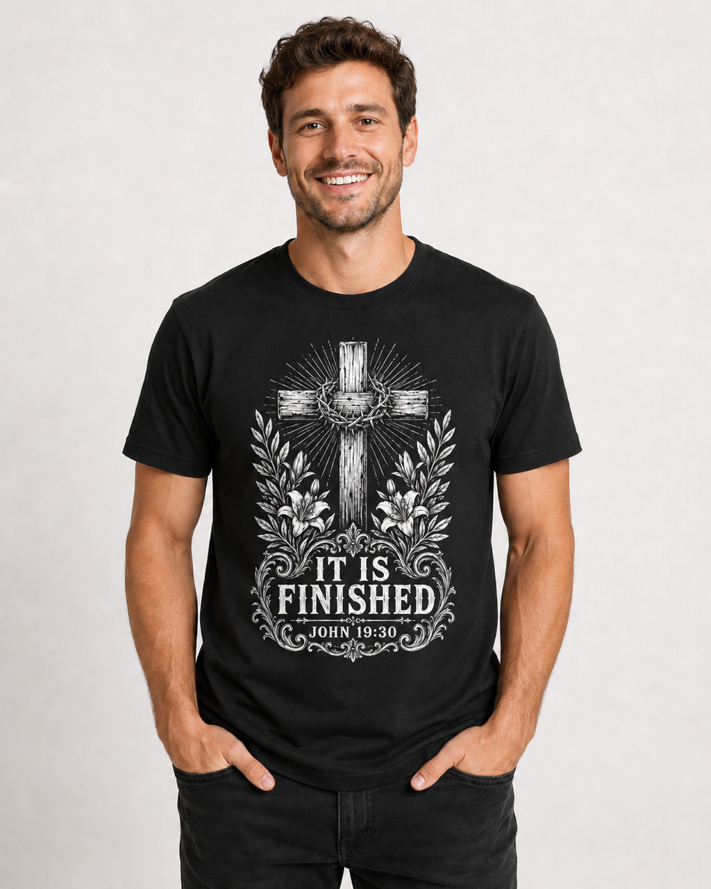 It Is Finished – John 19:30 Christian T-Shirt