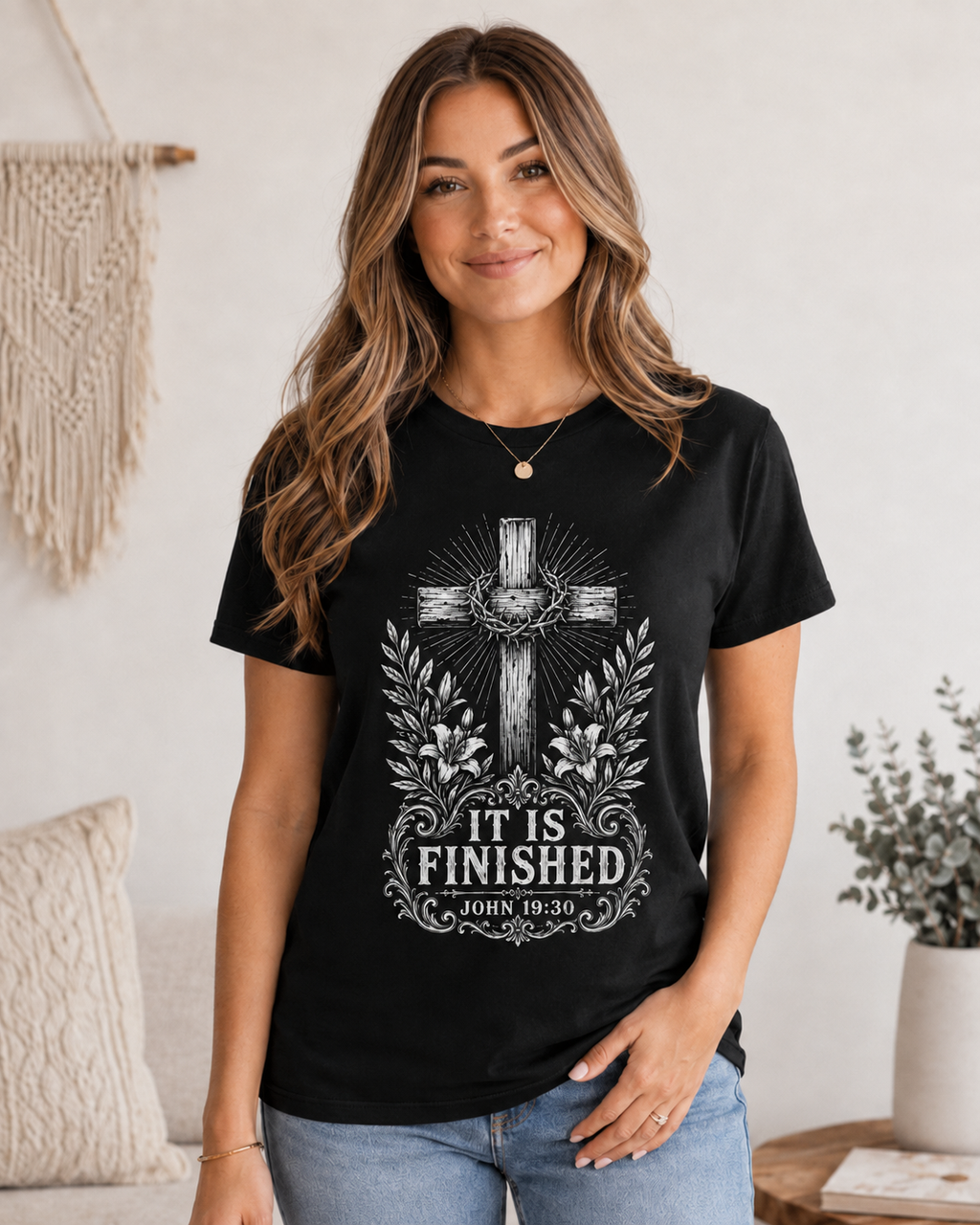 It Is Finished – John 19:30 Christian T-Shirt